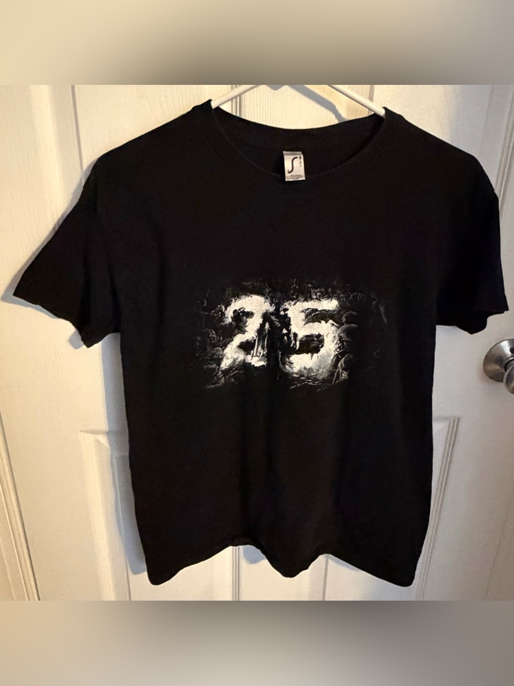 Doom 25th Anniversary Logo Tee, Men’s Medium